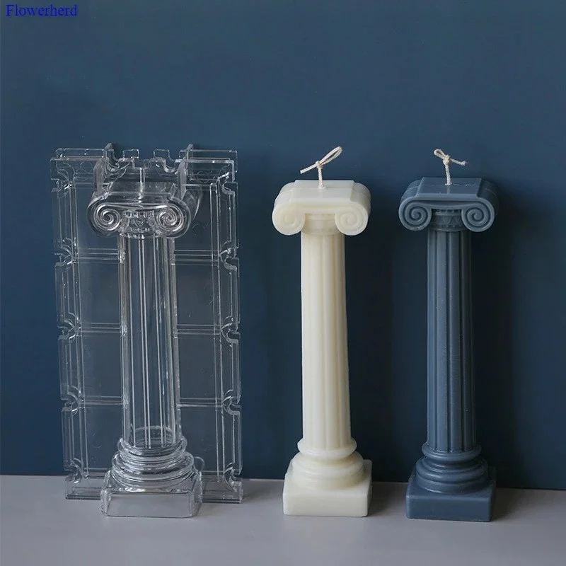 

3D Candles Mould DIY Handmade Soy Aromatherapy Wax Plaster Chocolate Christmas Decorating Mould Candle Molds Making Tool