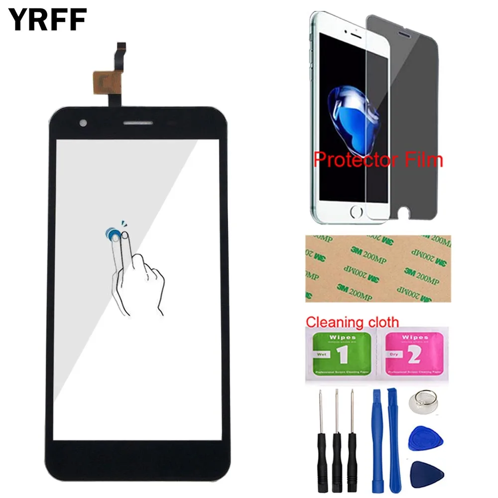 

Сенсорный экран 5,0 дюйма для Телефона Fly FS530 FS 530, сенсорный экран, переднее стекло, дигитайзер, сенсорная панель, защитная пленка