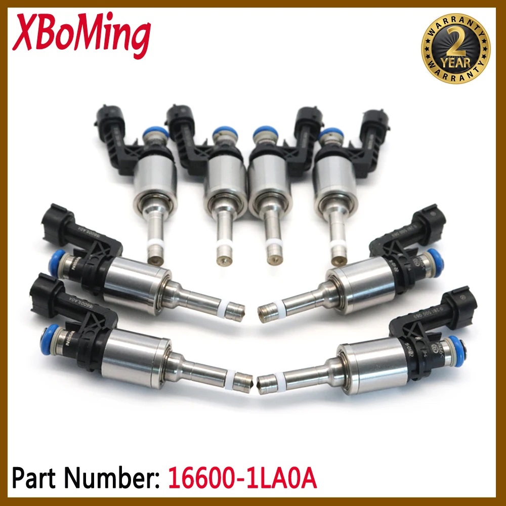

8pcs 16600-1LA0A 166001LA0A Car High Quality Fuel Injector Nozzle Fit For INFINITI M56 QX56 5.6L 2011 2012 2013
