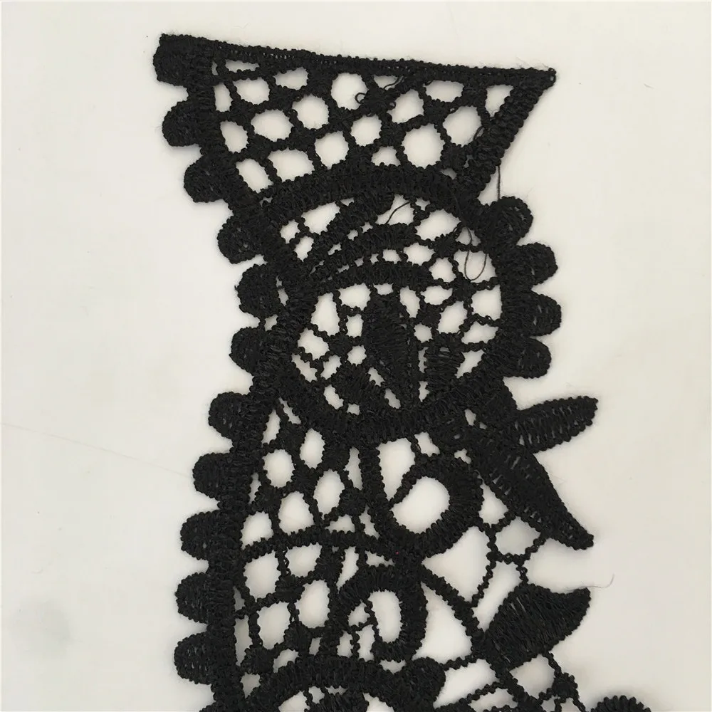 Распродажа черный кружевной воротник с вышивкой вышивка Venise шитье аксессуары