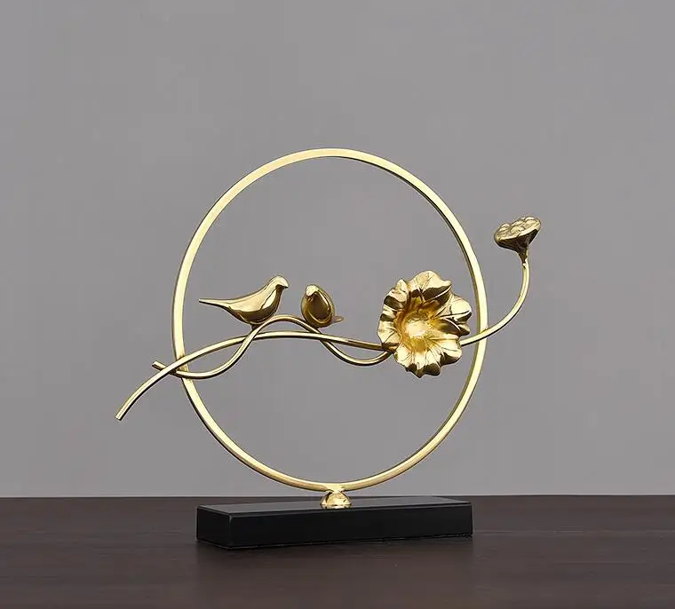 Медные украшения для гостиной крыльца винный шкаф книжная полка Креативные