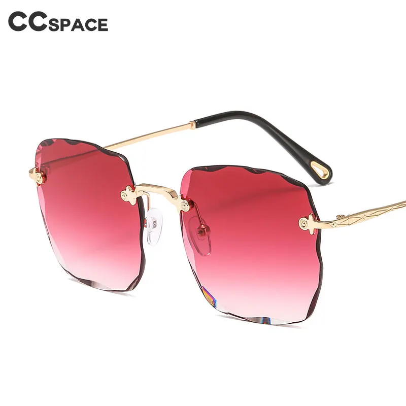 46188 безрамные обрезные Квадратные Солнцезащитные очки для мужчин и женщин модные