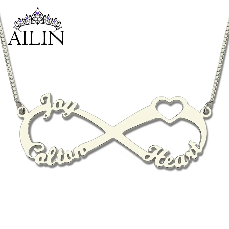AILIN 18k покрытые ювелирные изделия из нержавеющей стали женское ожерелье с тремя