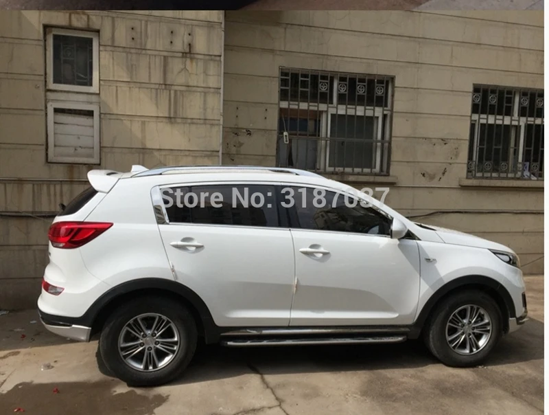 Спойлер для Kia Sportage 2012-2015 из АБС-пластика Неокрашенный задний спойлер на крыло
