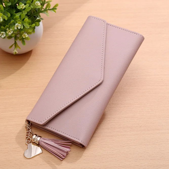 Новинка 2020 Женский кошелек с треугольной подвеской откидной кошельки для карт