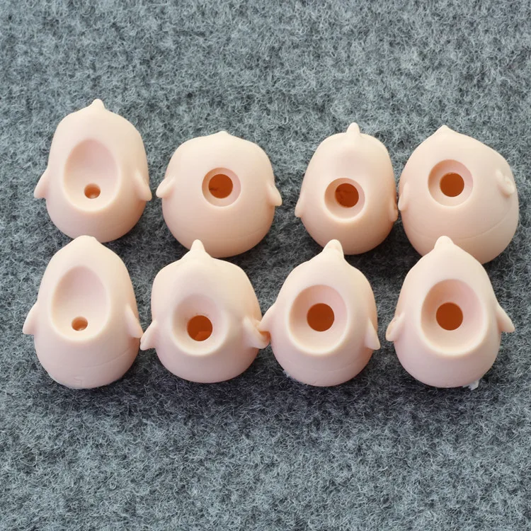 Головка куклы Obitsu для кукол BJD с белой кожей, лысой.