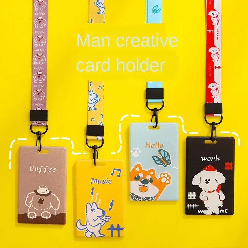 Чехол для бейджа Lanyards чехол удостоверения личности студенческий мультяшный