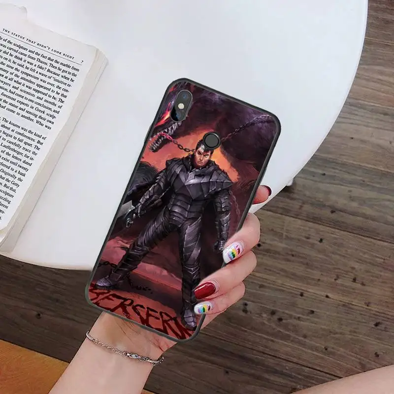 

Berserk Anime Transparent Phone Case For Xiaomi Redmi note 7 8 9 t k30 max3 9 s 10 pro lite