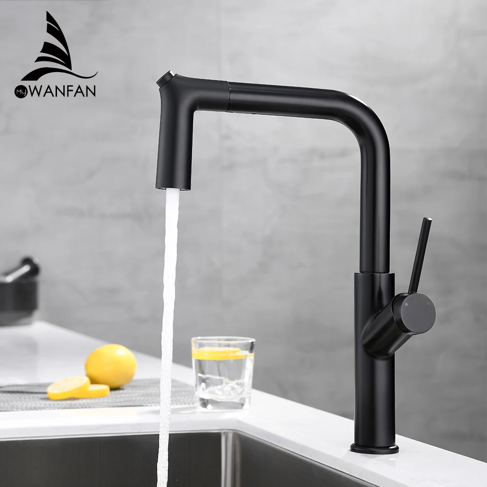 

Kitchen Faucet Chrome Deck Mounted Mixer Tap 360 Degree Rotation Stream Sprayer Nozzle Kitchen Sink Hot Cold Taps 8831