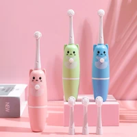 new electric children toothbrush soft hair ultra fine baby toothbrush cute cartoon sonic tooth brush dental care baby items