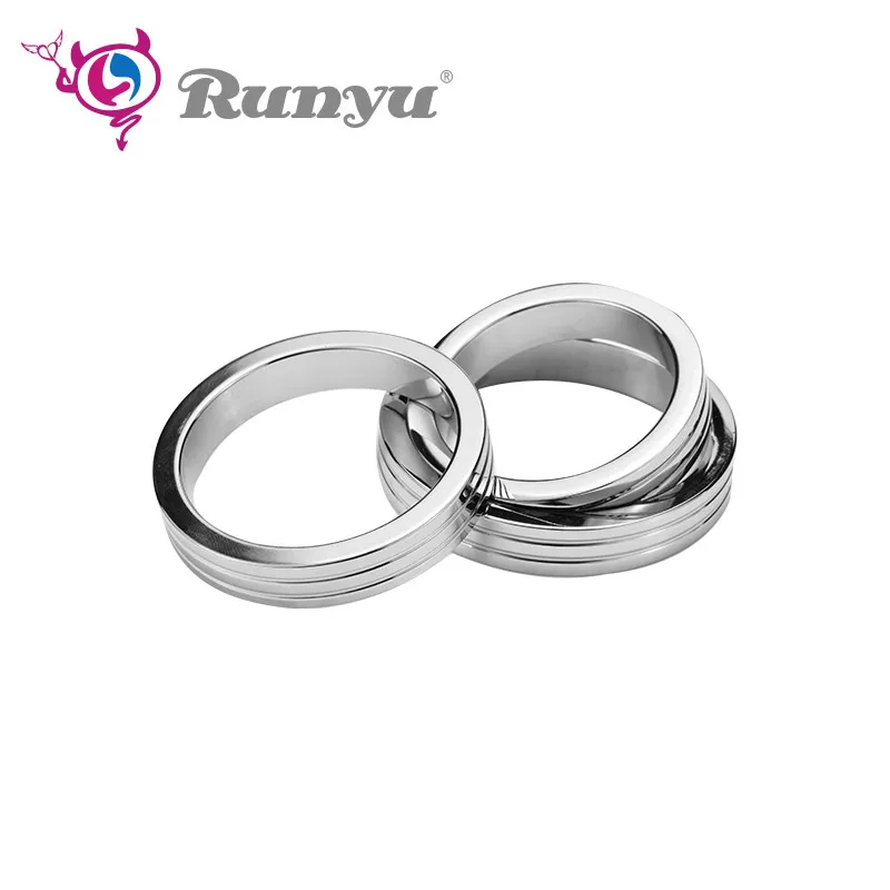 Кольцо на пенис металлические игрушки член вибрирующее регулируемое кольцо для