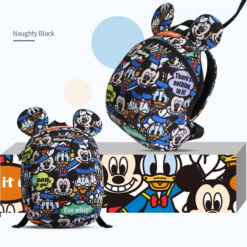 Рюкзак disney, сумка для подгузников, Сумка для беременных, дорожная сумка Минни, Микки Маус, дорожная сумка с животным принтом, детская школьная сумка