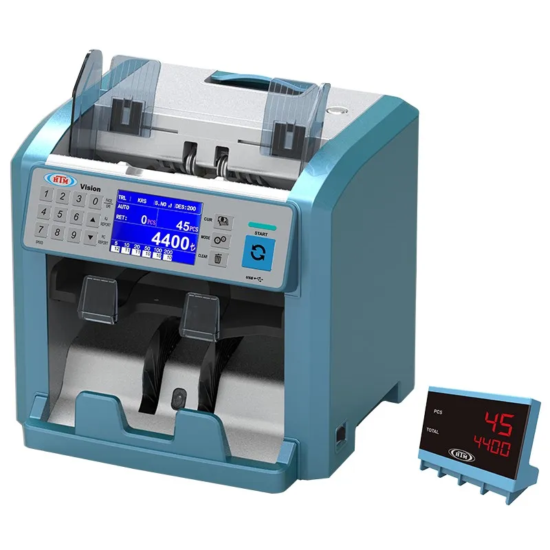 Два карманных счетчика банкнот с смешанной стоимостью | HTM Vision 100 Детектор