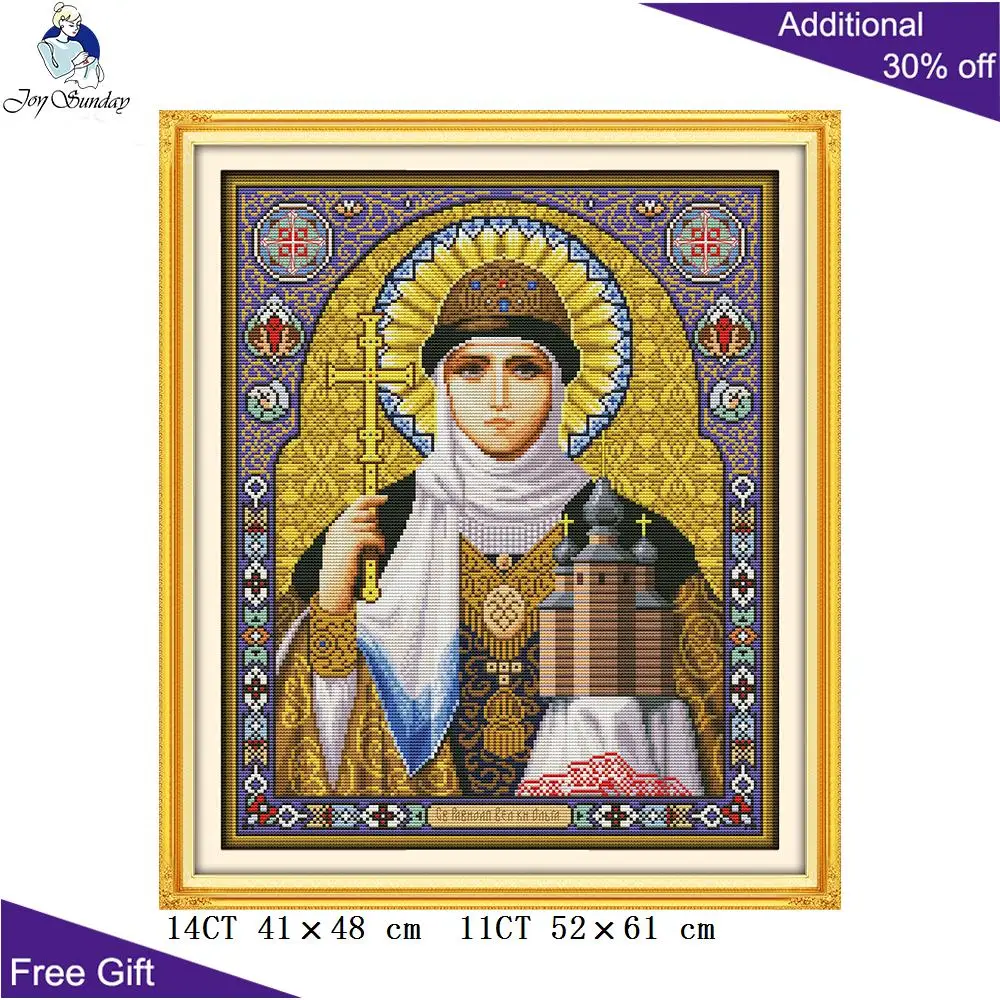 Joy Sunday religion рукоделие R291(1)(2)(3) R417(4) 14CT11CT Счетный и штампованный домашний декор религия вера наборы для вышивки крестом