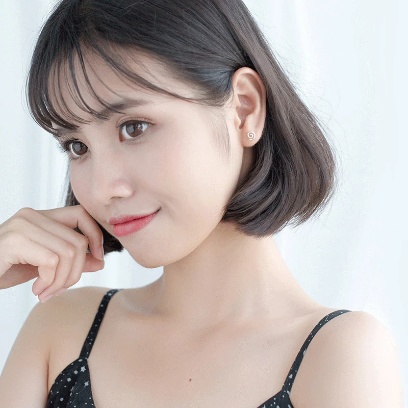 Colusiwei/новая распродажа Аутентичные серьги гвоздики из стерлингового серебра 925