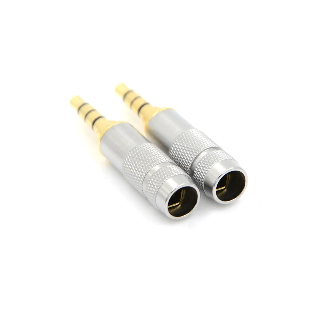 4 Pole 3.5mm Stereo Headphone Male Plug Jack Audio Solders Connector | Электроника