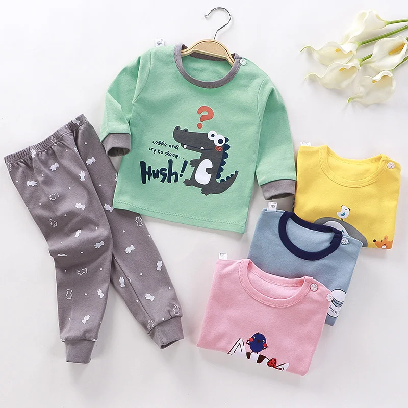 

Baby Clothing 2pcs Pajamas Sets Christmas Baby Girs Clothes Infant Cotton Girls Clothes Tops +Pants Outfits Kids under Clothes