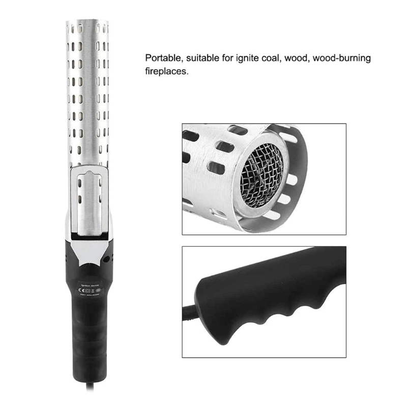 

BBQ Starter Accessories Electric Charcoal Lighter Grill Fire Lighting Fireplace
