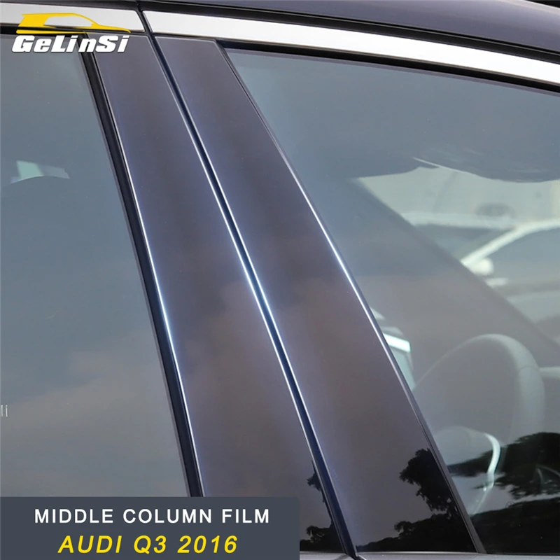 GELINSI автомобильный Стайлинг оконные колонны накладка защитная пленка наклейка