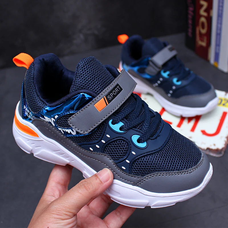 Новинка Мужская и женская детская обувь спортивная детские дышащие кроссовки