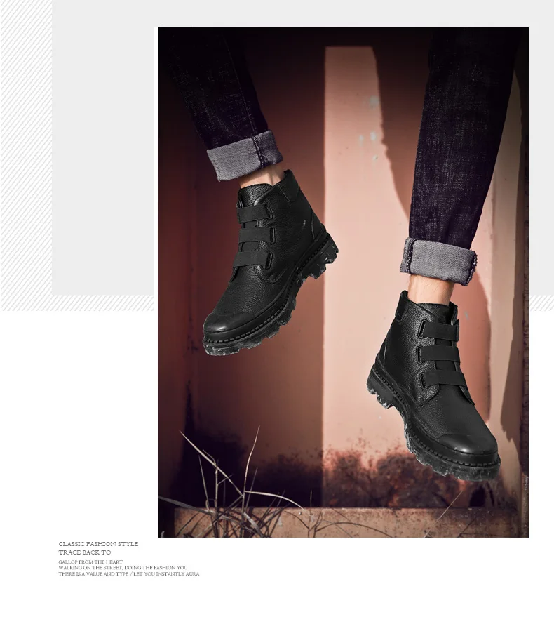 MAISMODA/новые винтажные мужские повседневные сапоги уличные мягкие военные водонепроницаемые зимние сапоги ботильоны размер 38-46 YL631