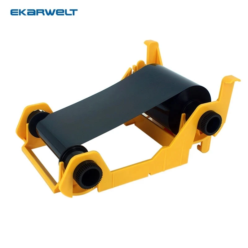 800033-801 черная монохромная печатная лента 1000 принтов/рулон Zebra zxp3 карточный