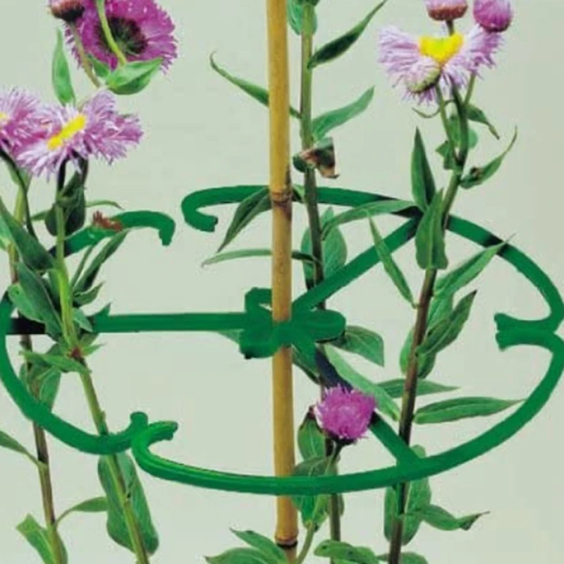 

10 Inch Flower/Plant Support Rings Garden Cane Support Frame, Pack of 10