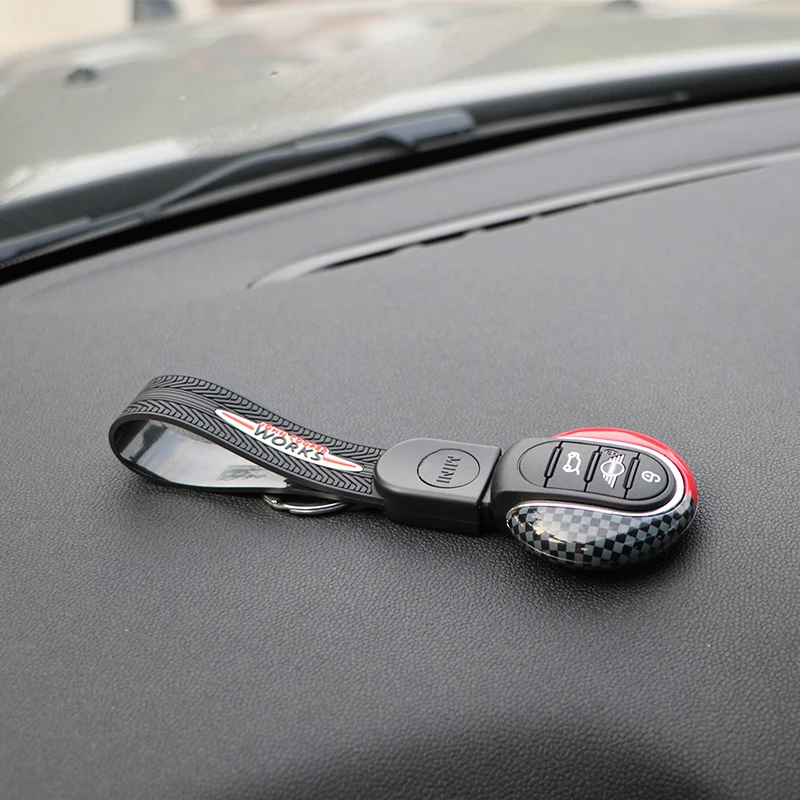 Чехол для ключей автомобиля защитный чехол стильный брелок аксессуары украшение BMW MINI Cooper S JCW F54 F55 F56 F57 F60