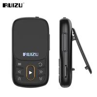 ruizu x68 sport mp3 player with bluetooth lossless clip music player supports fm radio recording video e book pedometer tf card