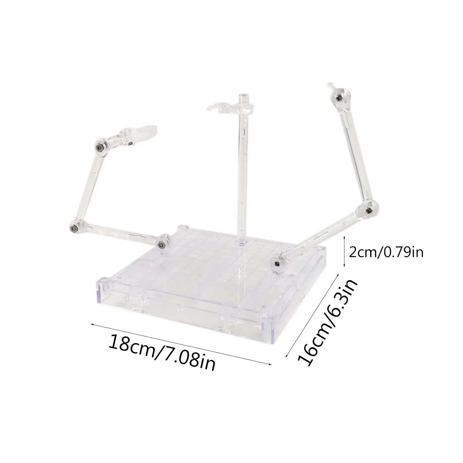 Фигурка в сборе держатель дисплея прозрачный 7 дюймов кукла модельный зажим
