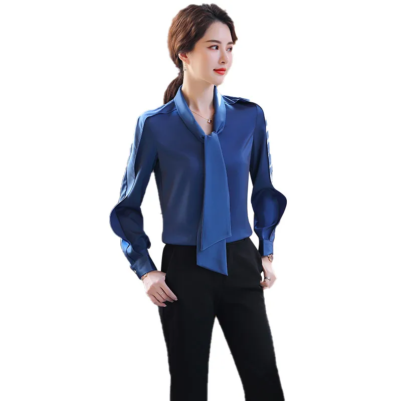 

Socialite Temperament Shirt Outfit Women's Spring Wear 2021new Fashion Adult Lady like Woman High-End Business Wear Young