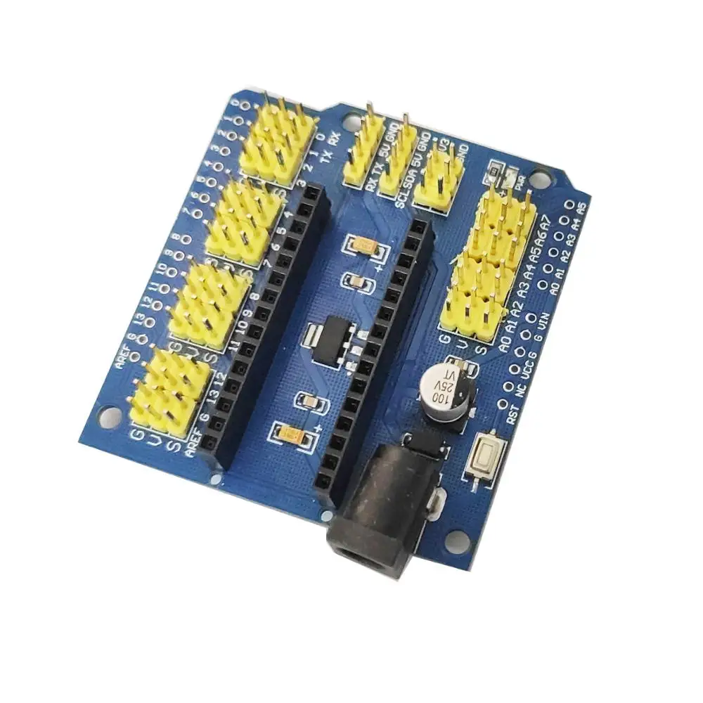 Датчик расширения NANO I/O IO модуль защиты для Arduino UNO R3 Nano V3.0 3 0 контроллер