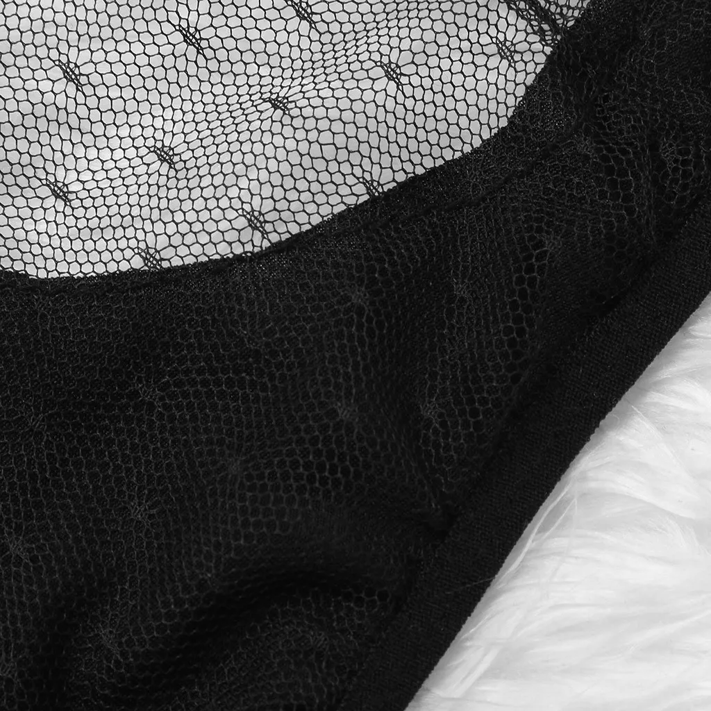 2020 для женщин Большие размеры сексуальное черное белье Комплекты дамы в горошек