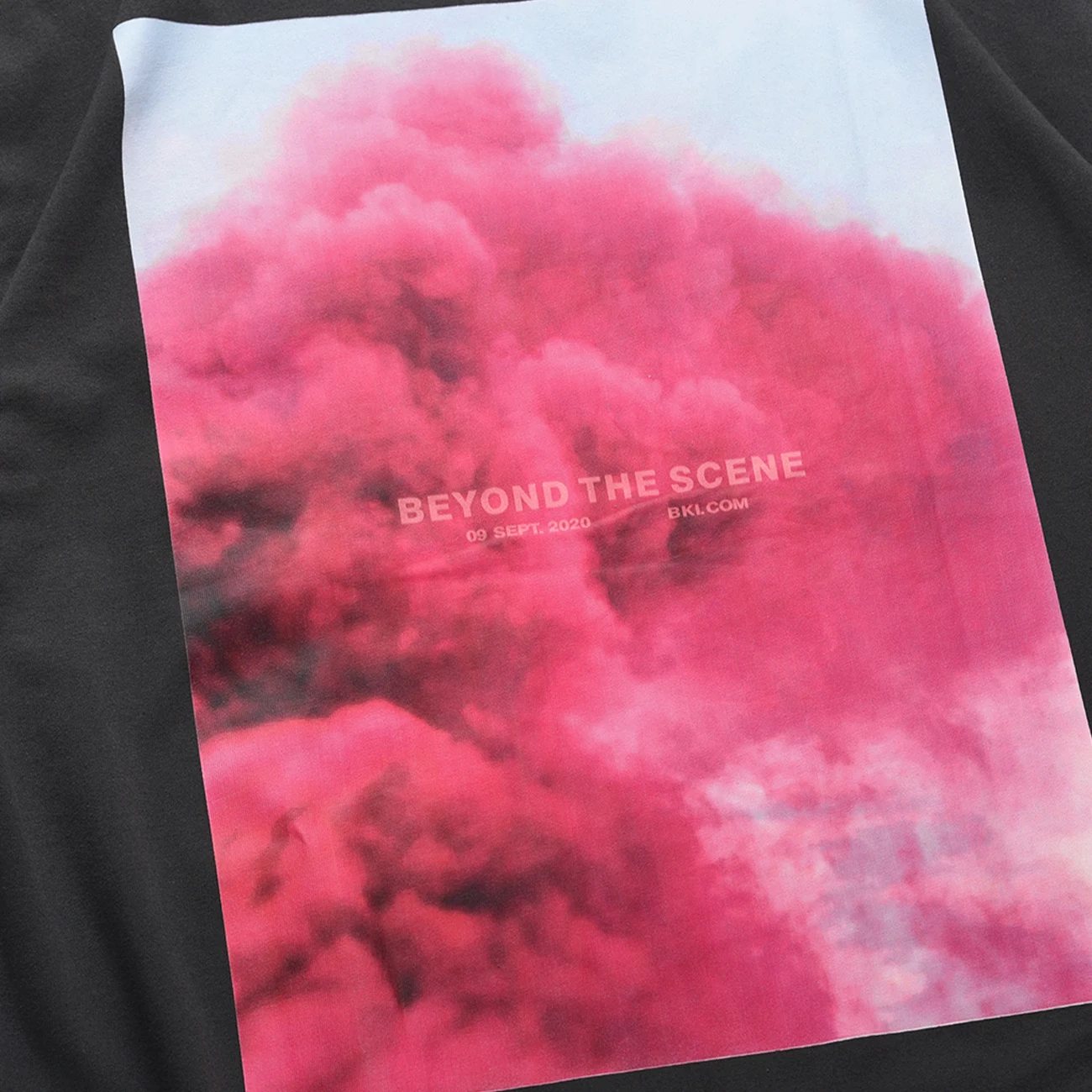 

T-Shirt Hip Hop Harajuku Pink Cloud Print Tshirts Streetwear Fashion Summer Casual Cotton Loose Short Sleeve Tee Tops