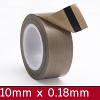 10mm x 0 18mm ptfe adhesive cloth insulated vacuum sealing machine high temperature resistant electric ptfe tape 300 deg c 10m
