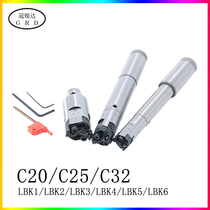 C20 C25 C32 tool holder LBK1 LBK2 LBK3 LBK4 LBK5 LBK6 LBK shank 2 flute boring cutter RBH20/25/32 adjustable coarse enamel head