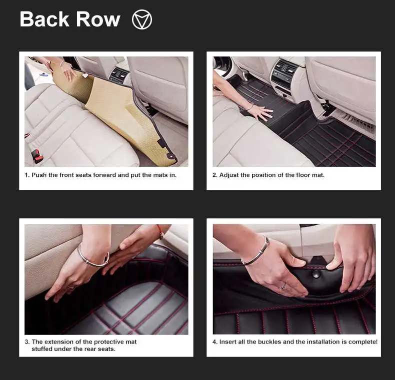 Автомобильные аксессуары ковры стайлинга автомобилей пользовательские Floorliners ковры для леворульных автомобилей, автомобильные коврики для hyundai Sonata YF 2011 2012 2013