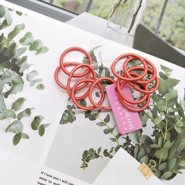 

Free shipping 10pcs Girl's small rubber band hair band