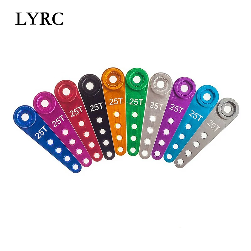 

LY RC 5 Pcs Metal 25T Servo Horn Arms 37mm Lengthen Universal For RC Car Boat Plane