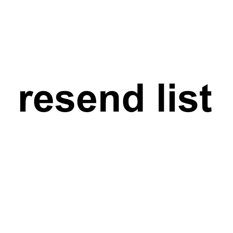 

resend list