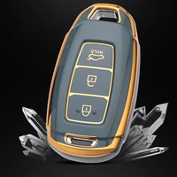 new car key case cover protector shell accessories for hyundai i30 ix35 encino azera accent tm palisade santa fe auto decoration