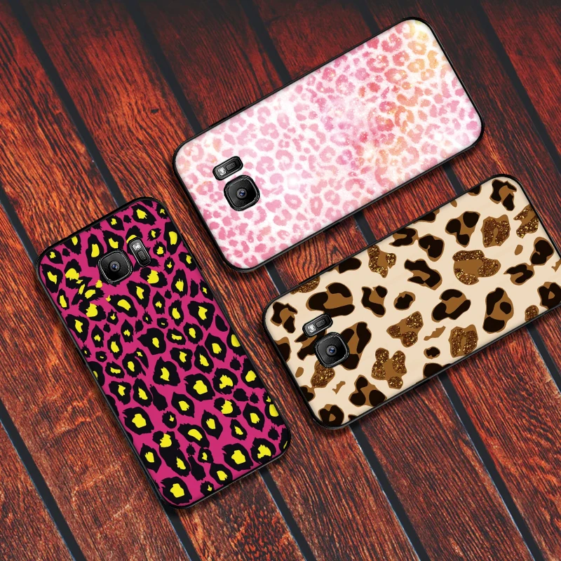 Чехлы для samsung S8 S9 S10 Plus ancient tone leopard NOTE 8 9 M10 M20 M30 S6 S7 Edge чехол телефона подарок |