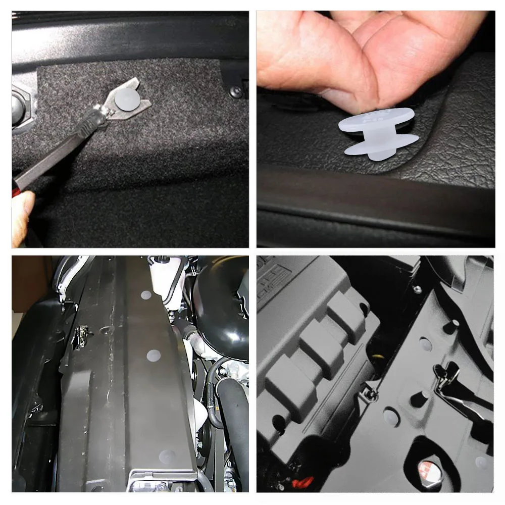 Partsworld 20 шт. дверная отделка панели фиксатор зажимы Крепеж заклепки булавки для