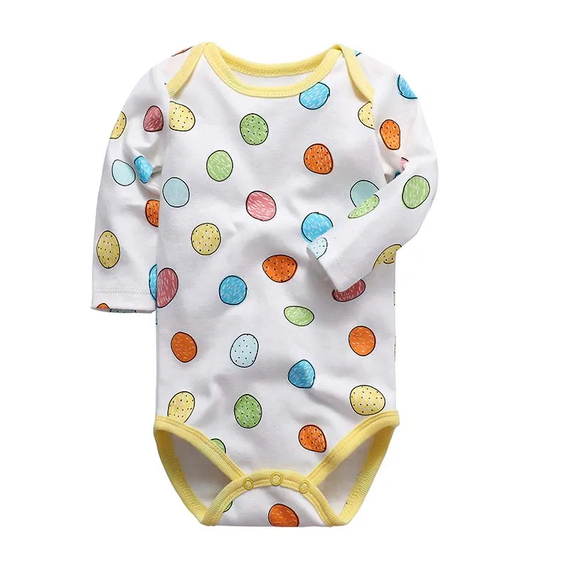 

Newborn Infant Cute Cotton Long Sleeve Unisex Bebe Boy Girls Bodysuit Baby Clothing Leotard Body Tops