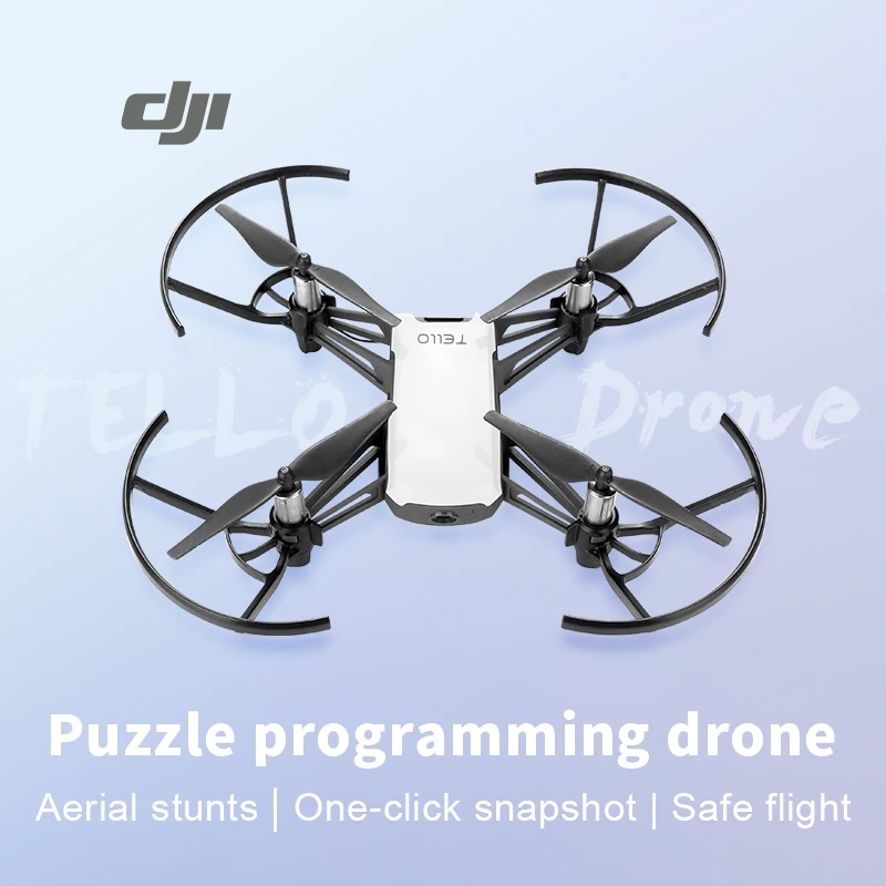 Квадрокоптер DJI RYZE TELLO Flight Tech Tello App контроллер Совместимость с Throw & Go 8D сальто