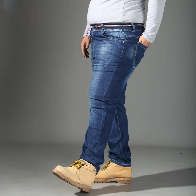 8XL Plus Size 2021 High Quality Men's Baggy Denim Male Casual Harem Pants Fashion Jeans male Trousers Loose Versatile Streetwear