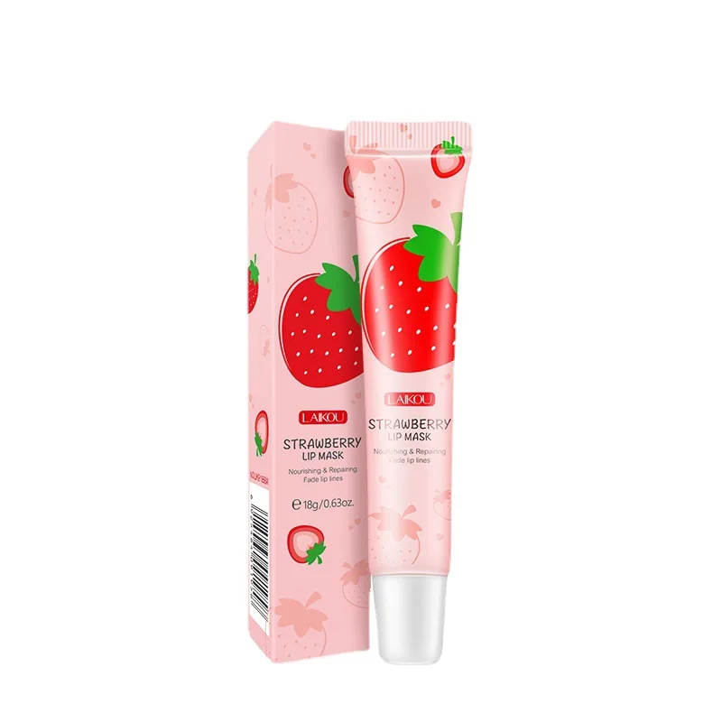 

Sleep Lip Film Strawberry Extract Liquid Lip Mask Hydrating Nutrious Remove Dead Skin Lip Balm Anti-cracking Korean Lip Cream