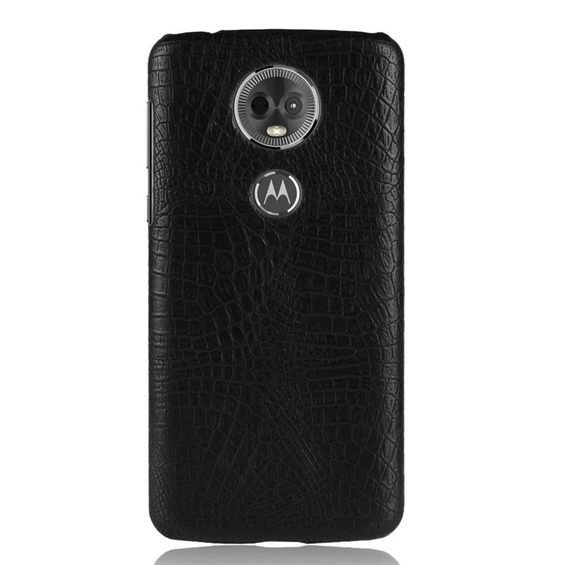 Чехол для Motorola Moto E5 Plus чехол жесткий пластиковый кожаный телефона E 5 е поколение