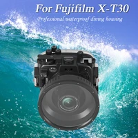 seafrogs hot sale 40m130ft underwater diving case waterproof camera housing for fujifilm x t30