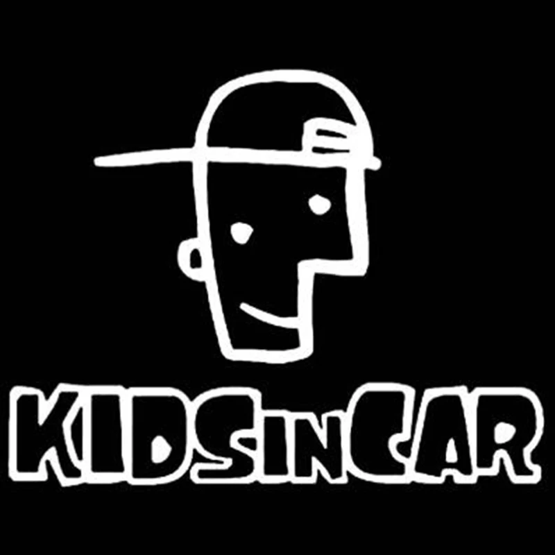 Черная/серебряная Забавная детская наклейка на автомобиль автомобильные